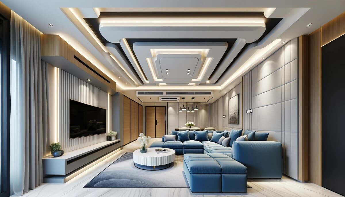 Play With Shapes: Geometric Ceiling Design