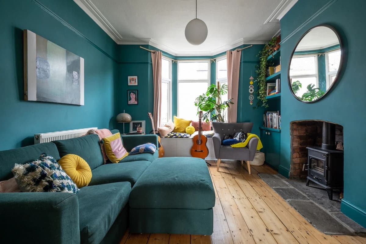 Color Drenched Rooms